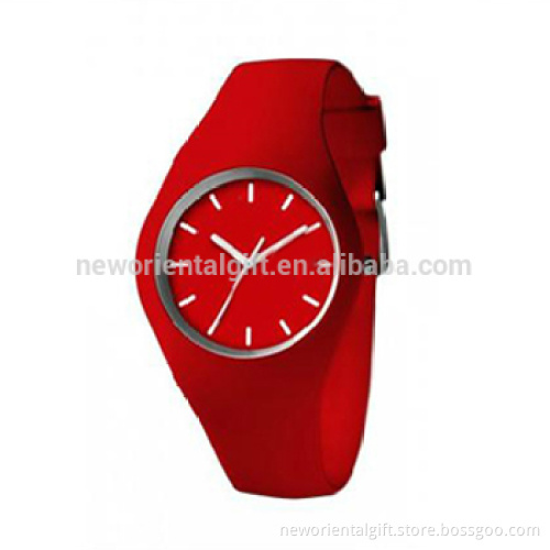 2014Japan movement waterproof silicone watches